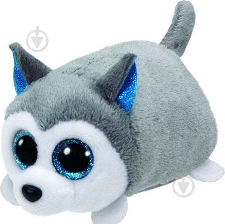 Мягкая игрушка TY Хаски 9 см серый - фото 1