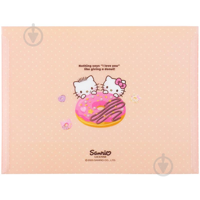 Папка на кнопці А5 Hello Kitty-2 KITE - фото 2 Папка на кнопці А5 Hello Kitty-2 KITE - фото 2