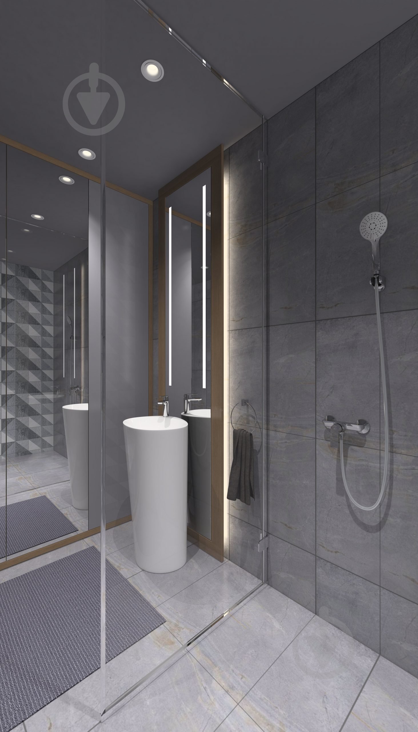 Смеситель для душа Rubineta Deli-12 - фото 4