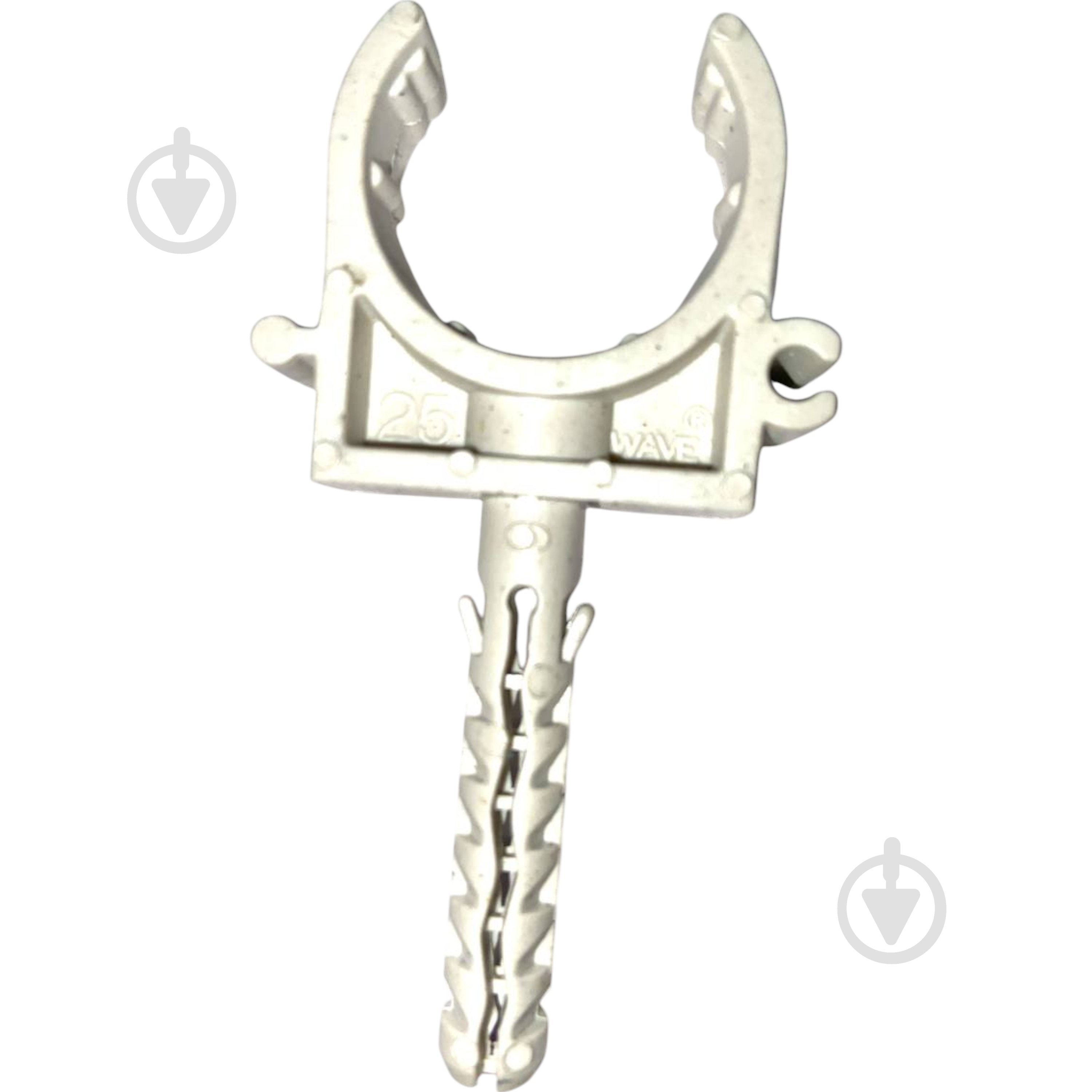 Кліпса для круглого кабелю UP! (Underprice) D 25 мм з ударним шурупом 25 шт. сірий - фото 1 Кліпса для круглого кабелю UP! (Underprice) D 25 мм з ударним шурупом 25 шт. сірий - фото 1