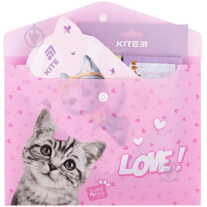 Папка на кнопці А5 Studio Pets KITE - фото 4