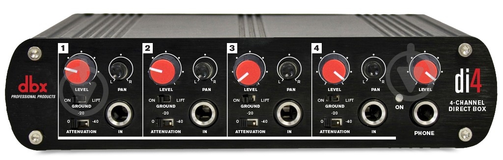 Директ-бокс dbx 4-канальный DI4 - фото 1