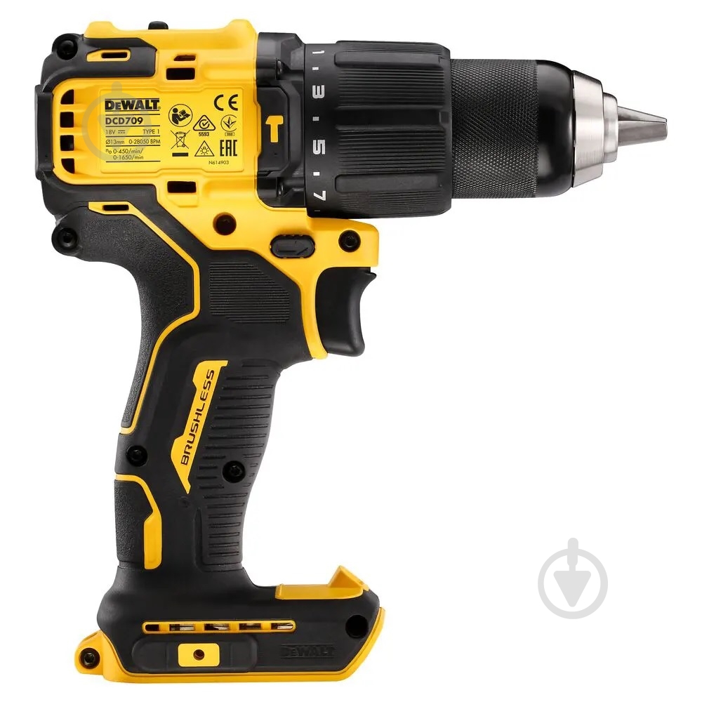Шуруповерт ударный аккумуляторный DeWalt DCD709M2T - фото 5 Шуруповерт ударный аккумуляторный DeWalt DCD709M2T - фото 5
