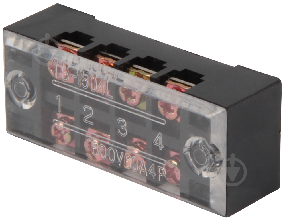 Колодка клеммная защищенная E.NEXT e.tc.protect.60.4 черный p056020 - фото 1 Колодка клеммная защищенная E.NEXT e.tc.protect.60.4 черный p056020 - фото 1