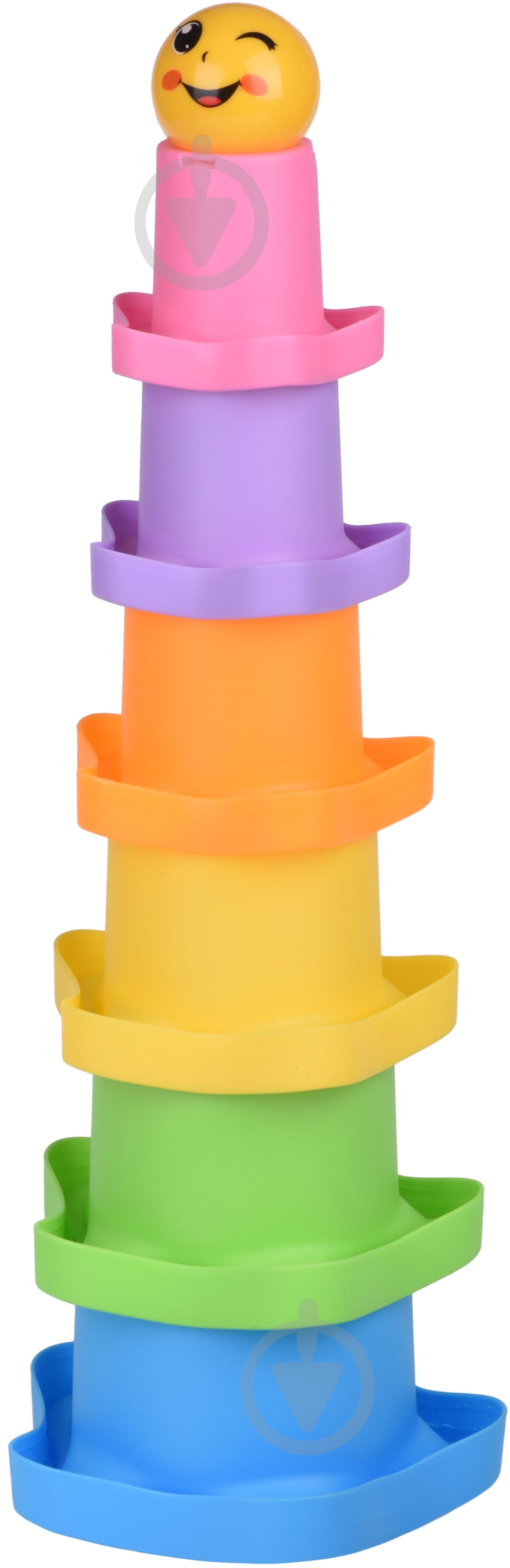 Ігровий набір Same Toy для ігор з піскомStacking cups 7 предметів 618-10Ut - фото 2