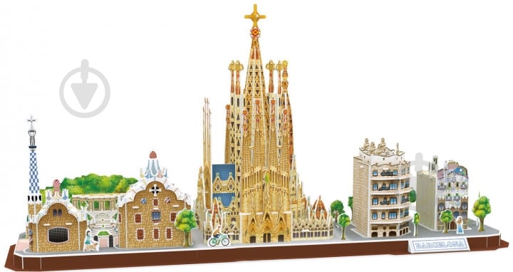 3D-конструктор CubicFun CITY LINE BARCELON - фото 2