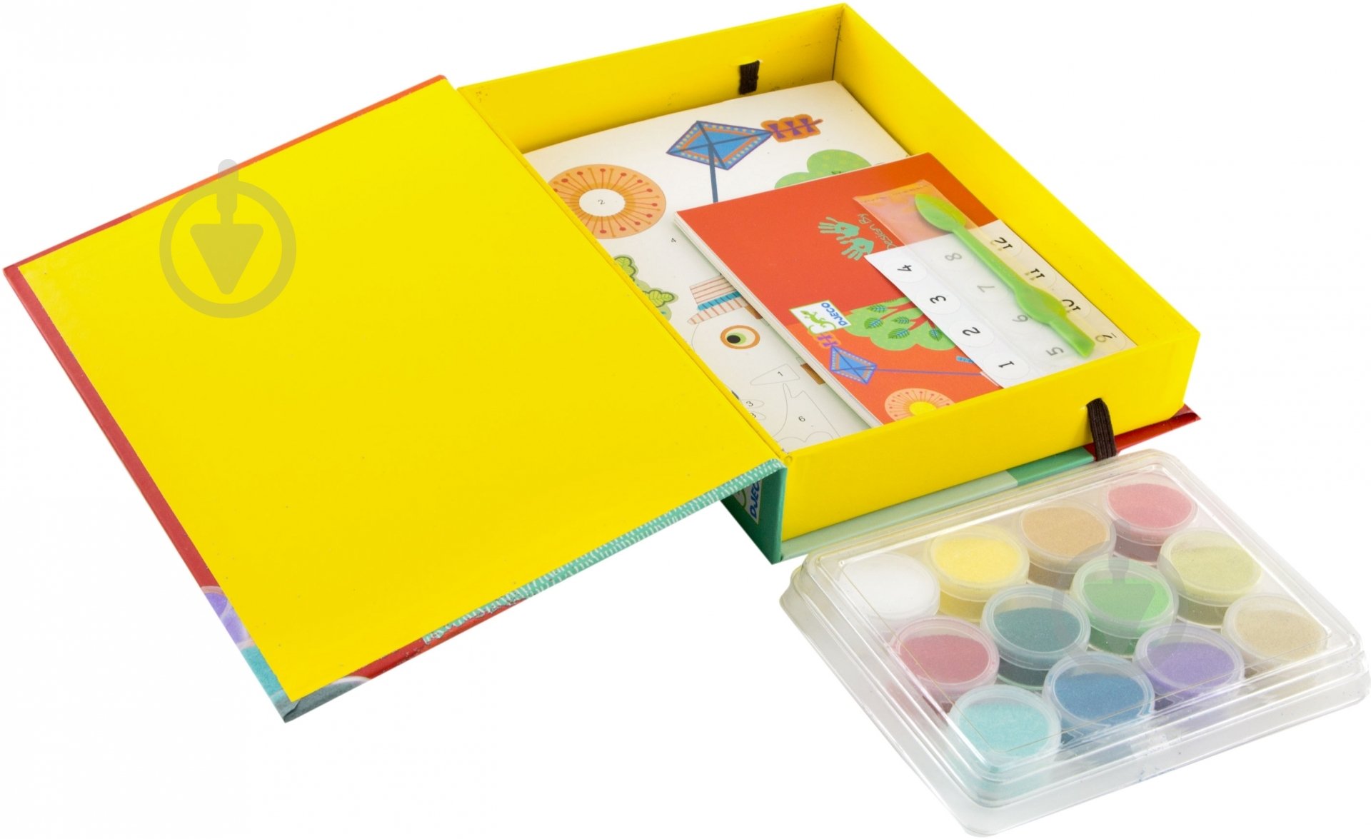 Набір для малювання піском Djeco Прогулянка DJ08660 - фото 2 Набір для малювання піском Djeco Прогулянка DJ08660 - фото 2