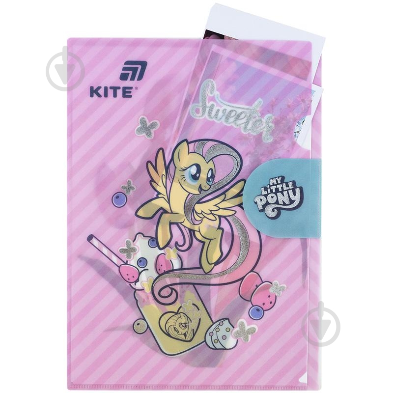 Папка уголок с клапаном А4 My Little Pony KITE - фото 5 Папка уголок с клапаном А4 My Little Pony KITE - фото 5