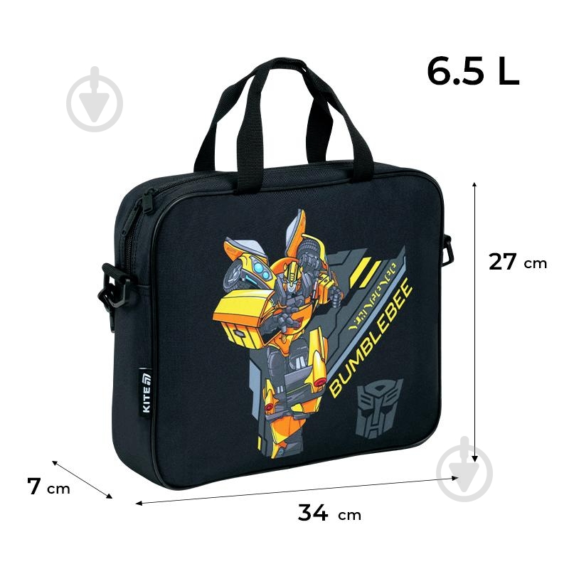 Сумка-портфель Transformers A4 на блискавці TF26-589 KITE - фото 2