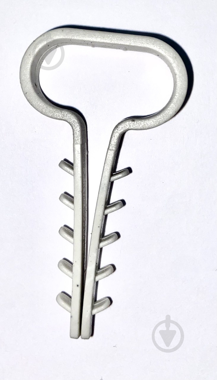 Дюбель-ялинка плоский UP! (Underprice) затискач 20x10 мм 100 шт. чорний - фото 1 Дюбель-ялинка плоский UP! (Underprice) затискач 20x10 мм 100 шт. чорний - фото 1