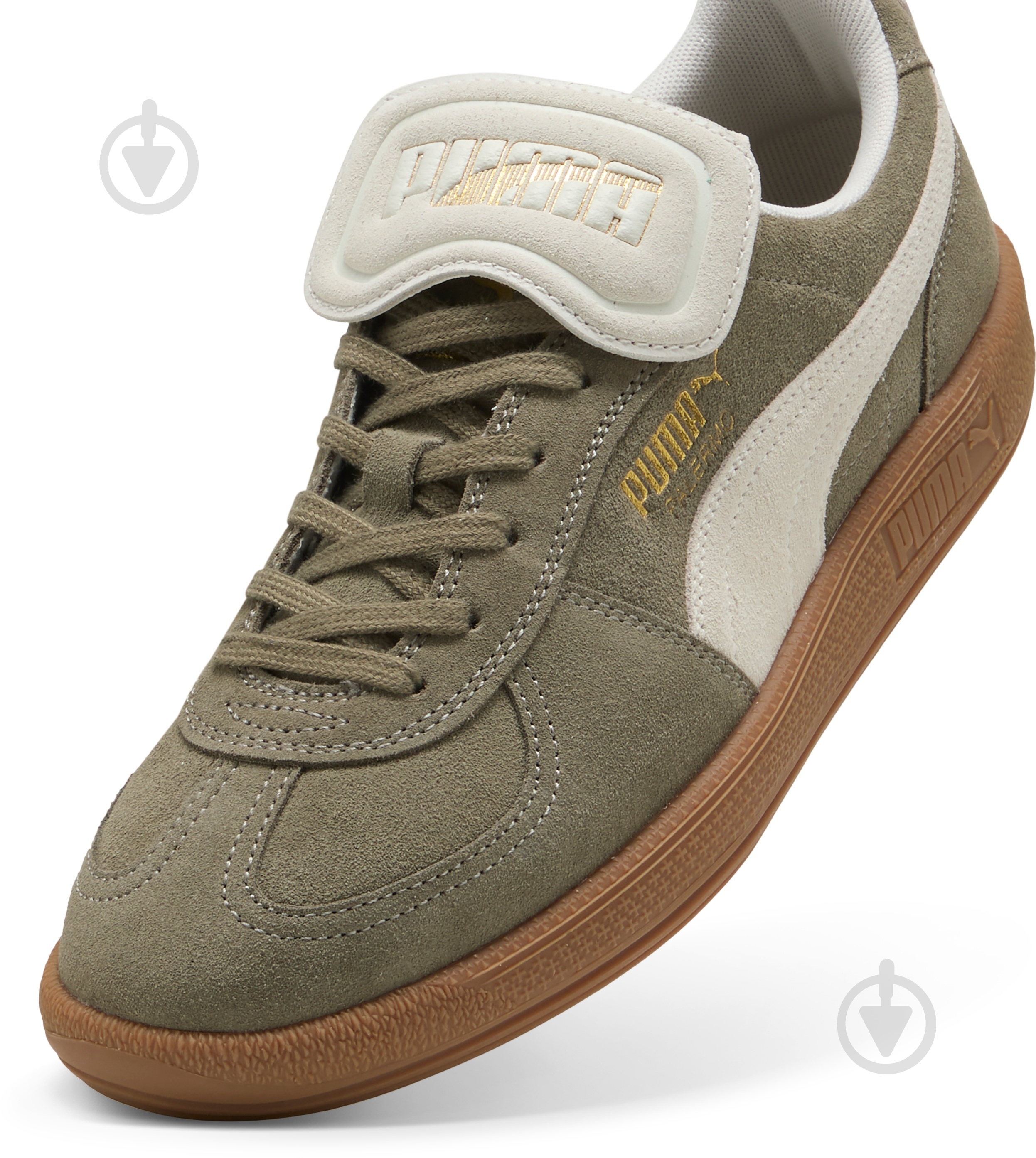 Кеды мужские демисезонные Puma Palermo PREMIUM Suede 40235002 р.42 хаки - фото 4 Кеды мужские демисезонные Puma Palermo PREMIUM Suede 40235002 р.42 хаки - фото 4