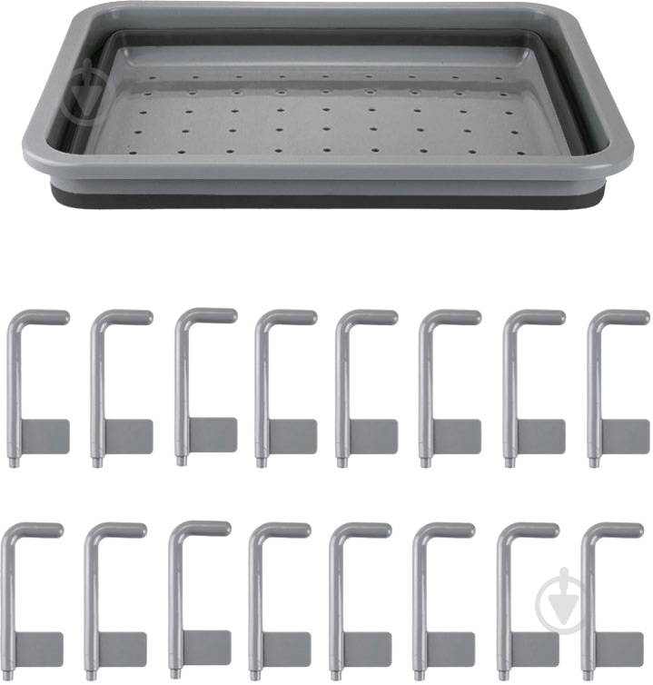 Сушилка для посуды Summit Pop Dish Rack Drainer Black/Grey - фото 2 Сушилка для посуды Summit Pop Dish Rack Drainer Black/Grey - фото 2