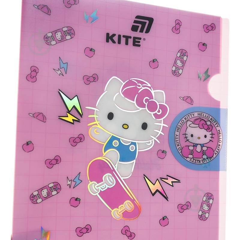 Папка уголок с клапаном А4 Hello Kitty-4 KITE - фото 3 Папка уголок с клапаном А4 Hello Kitty-4 KITE - фото 3