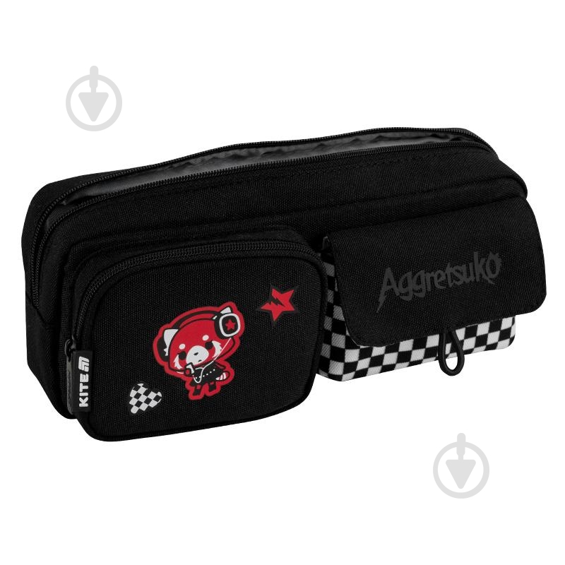Пенал Aggretsuko AR26-2701 KITE черный - фото 5 Пенал Aggretsuko AR26-2701 KITE черный - фото 5
