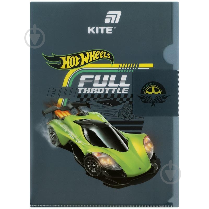 Папка уголок с клапаном А4 Hot Wheels -1 KITE - фото 1 Папка уголок с клапаном А4 Hot Wheels -1 KITE - фото 1