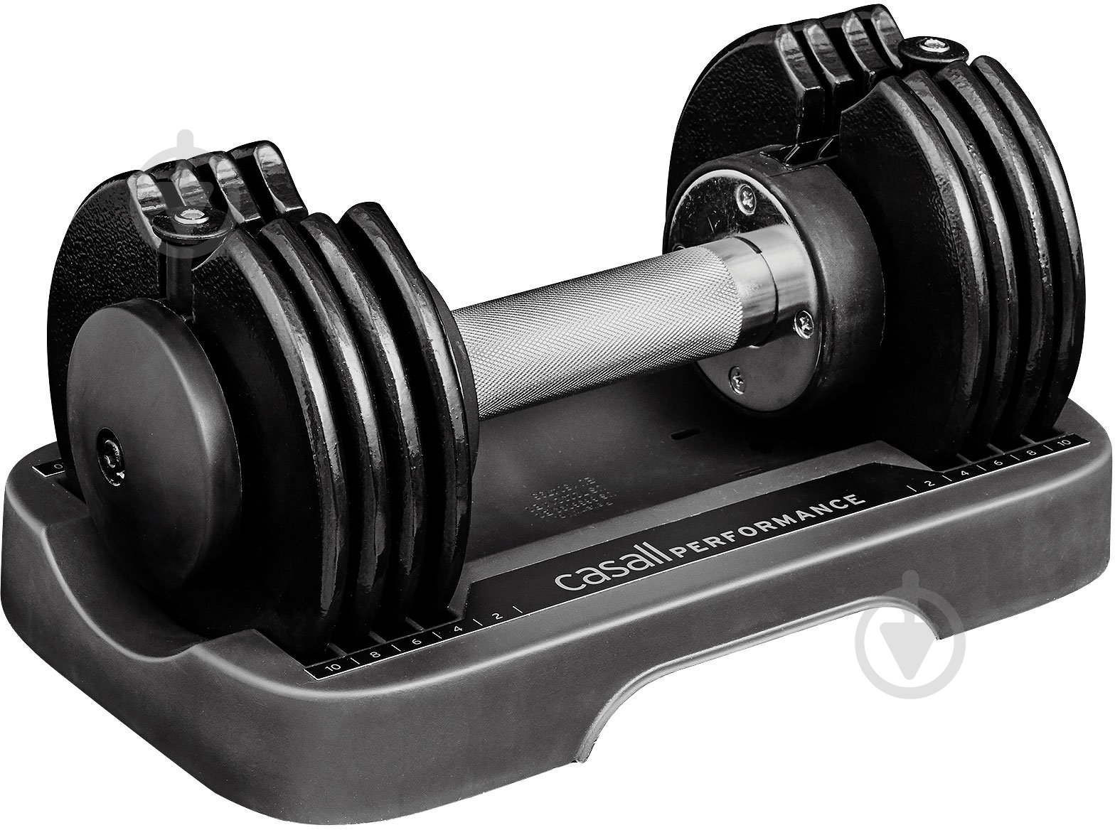 Гантель Casall PRF ADJUSTABLE DUMBBELLS 1X2-10KG 88227-901 PRF ADJUSTABLE DUMBBELLS 1X2-10KG черный - фото 1