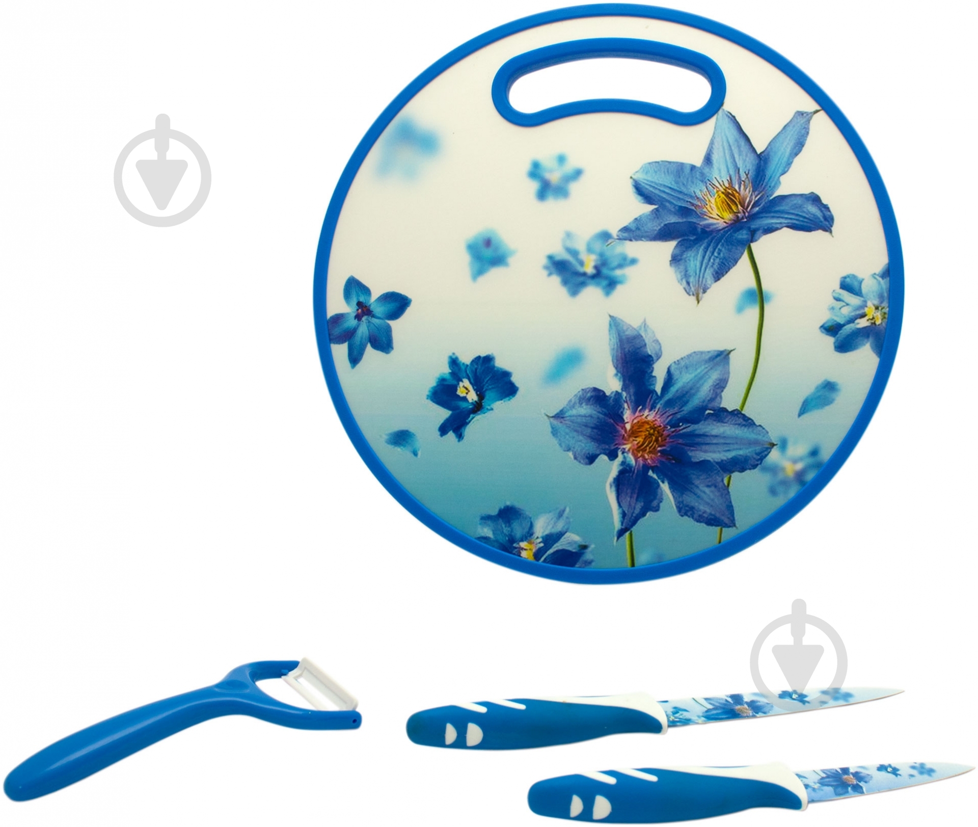 Набор ножей Krauff 3 предмета с доской для нарезки - фото 1 Набор ножей Krauff 3 предмета с доской для нарезки - фото 1