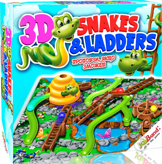 Игра настольная Joy Band Змейки и лестницы - фото 5