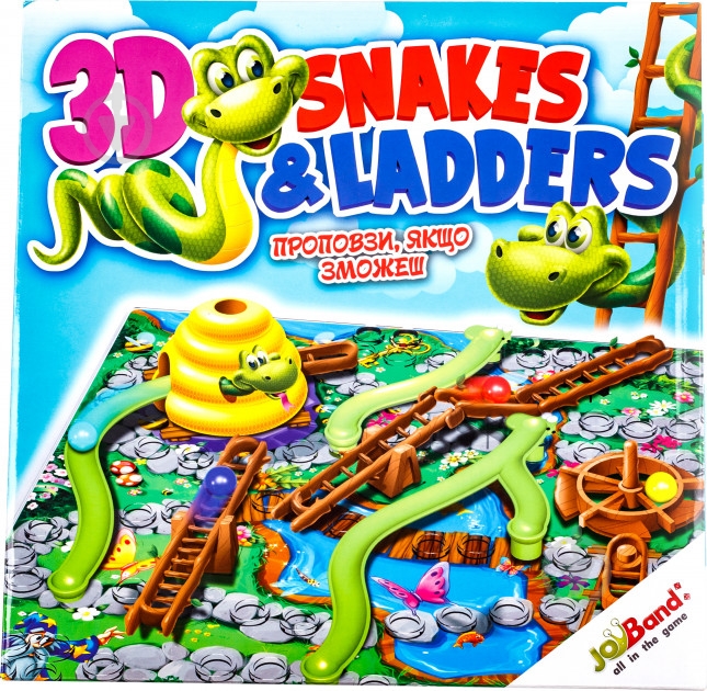 Игра настольная Joy Band Змейки и лестницы - фото 1
