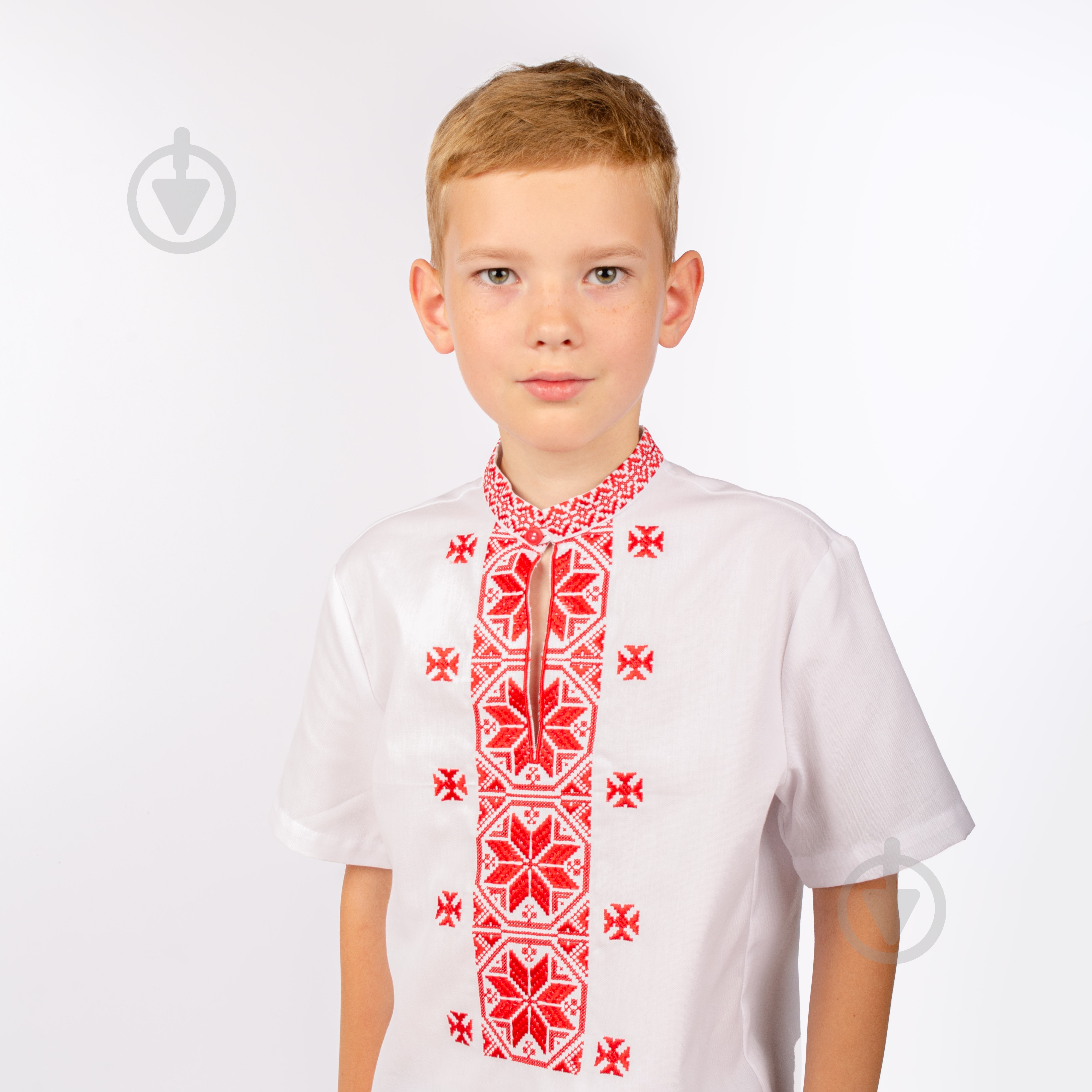 Вишиванка для хлопчиків Едельвіка 388-23/09 р.158 білий 388-23/09 - фото 2