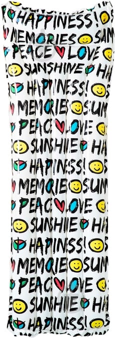 Матрас надувной Bestway 183х69 см Summer quotes белый - фото 1