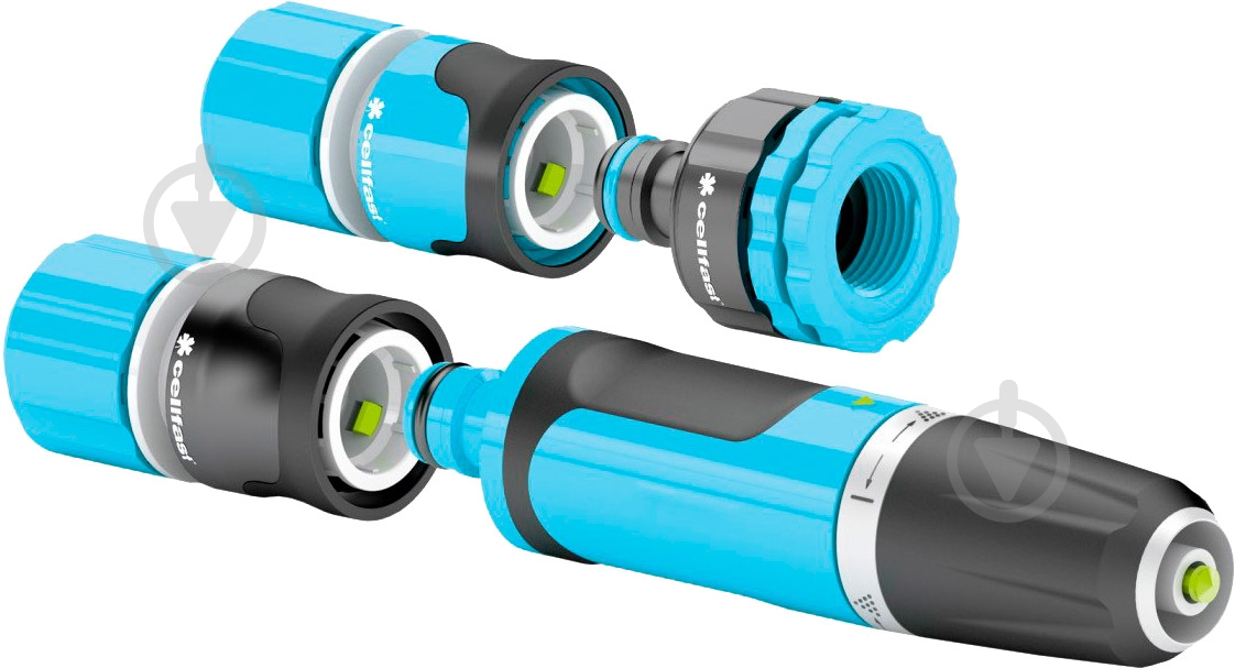 Набор соединений и разбрызгиватель Cellfast ERGO з прямым оросителем 3/4 - фото 1 Набор соединений и разбрызгиватель Cellfast ERGO з прямым оросителем 3/4 - фото 1