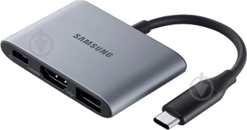Адаптер Samsung USB Type-C – HDMI + USB Type-C + USB Type-A белый (EE-P3200BJEGWW) - фото 1