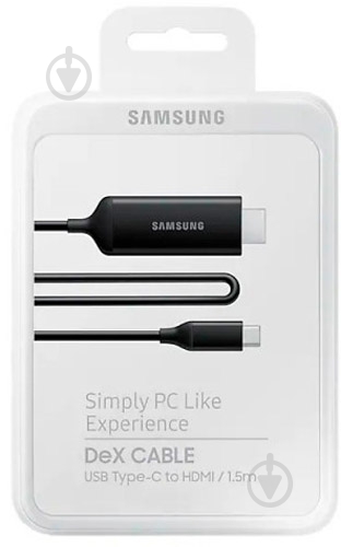 Кабель Samsung DEX 1,5 м черный (EE-I3100FBRGRU) - фото 4 Кабель Samsung DEX 1,5 м черный (EE-I3100FBRGRU) - фото 4