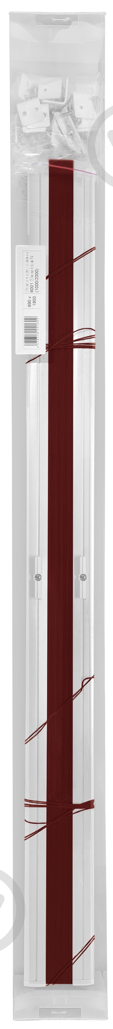Штора-плиссе Rollotex ткань DUO ECORO 77х90 см Бордовый - фото 5