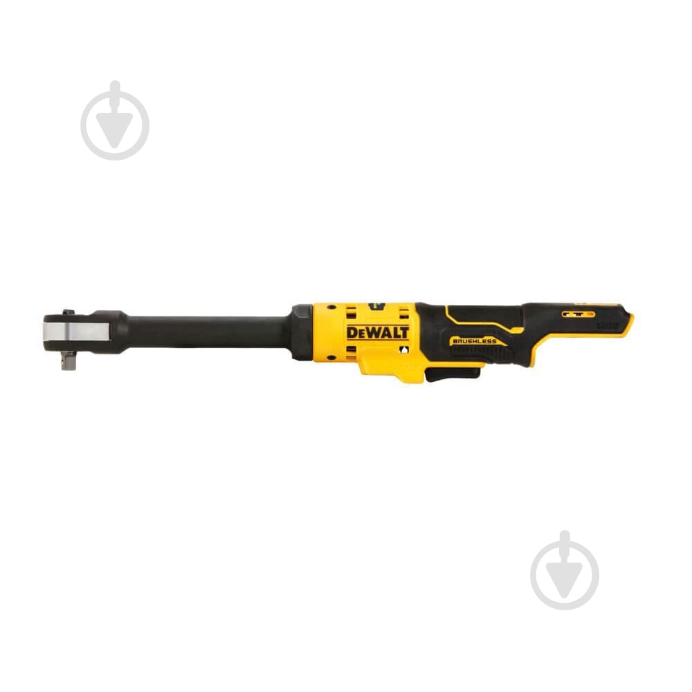 Трещотка аккумуляторная Гайковерт угловой - трещётка DeWALT, 12 В XR Li-lon, бесщеточный, 81 Нм, без аккум. и ЗУ DeWalt DCF503EN - фото 2