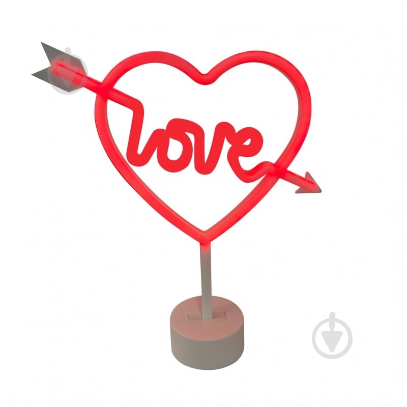 Настільна лампа декоративна Zuma Line HEART LOVE 2 Вт білий - фото 1 Настільна лампа декоративна Zuma Line HEART LOVE 2 Вт білий - фото 1