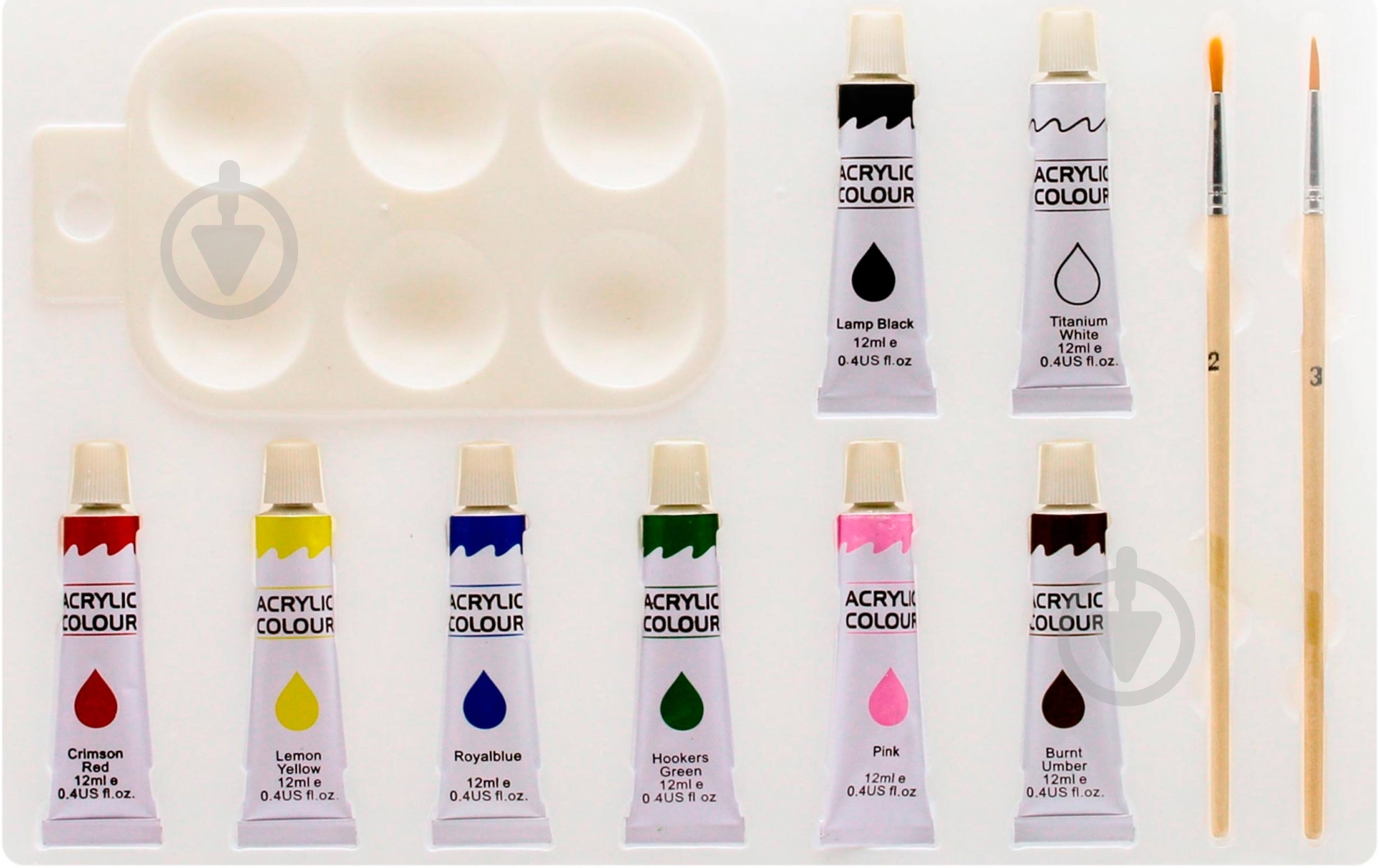 Набор для росписи на холсте Идейка Ирисы 25x35 см 7113 - фото 2