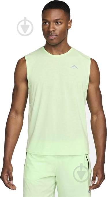 ᐉ Майка Nike Trail Solar Chase FN3309-376 р.L зелений • Краща