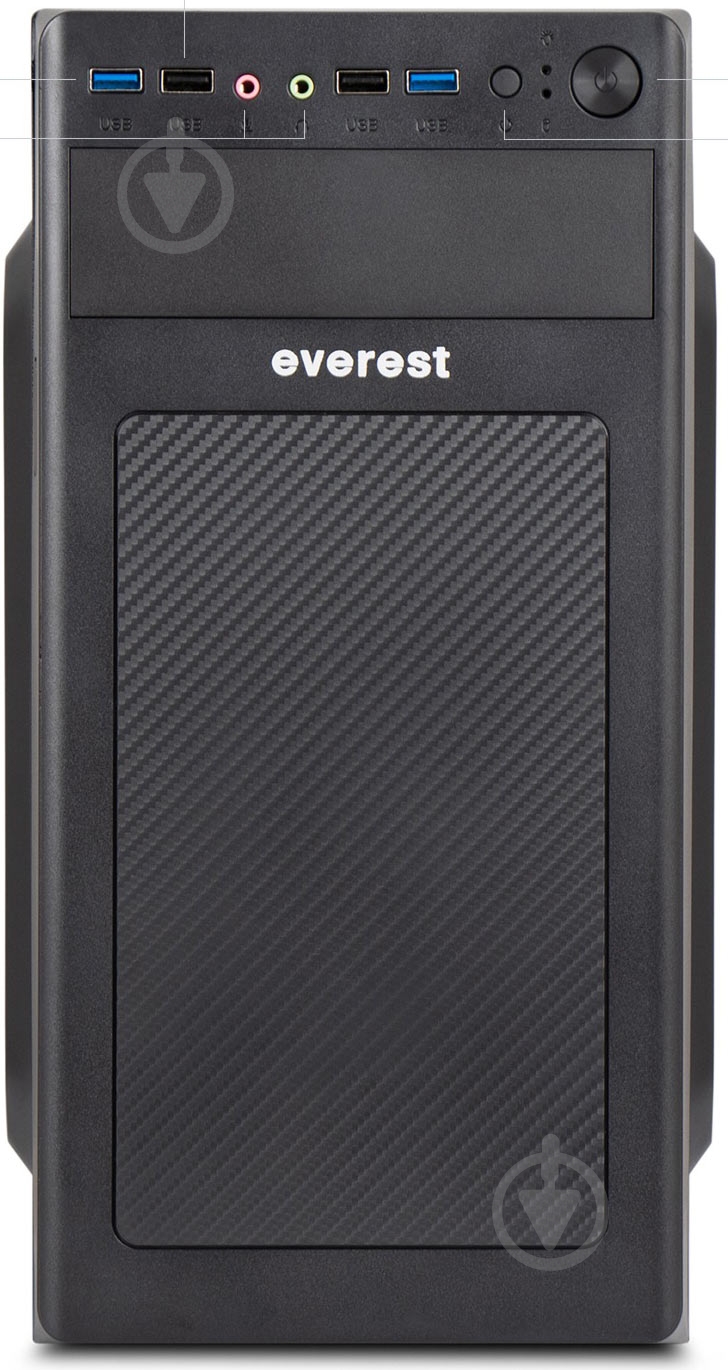 Комп'ютер Everest Home&Office (1040_1657) black - фото 2