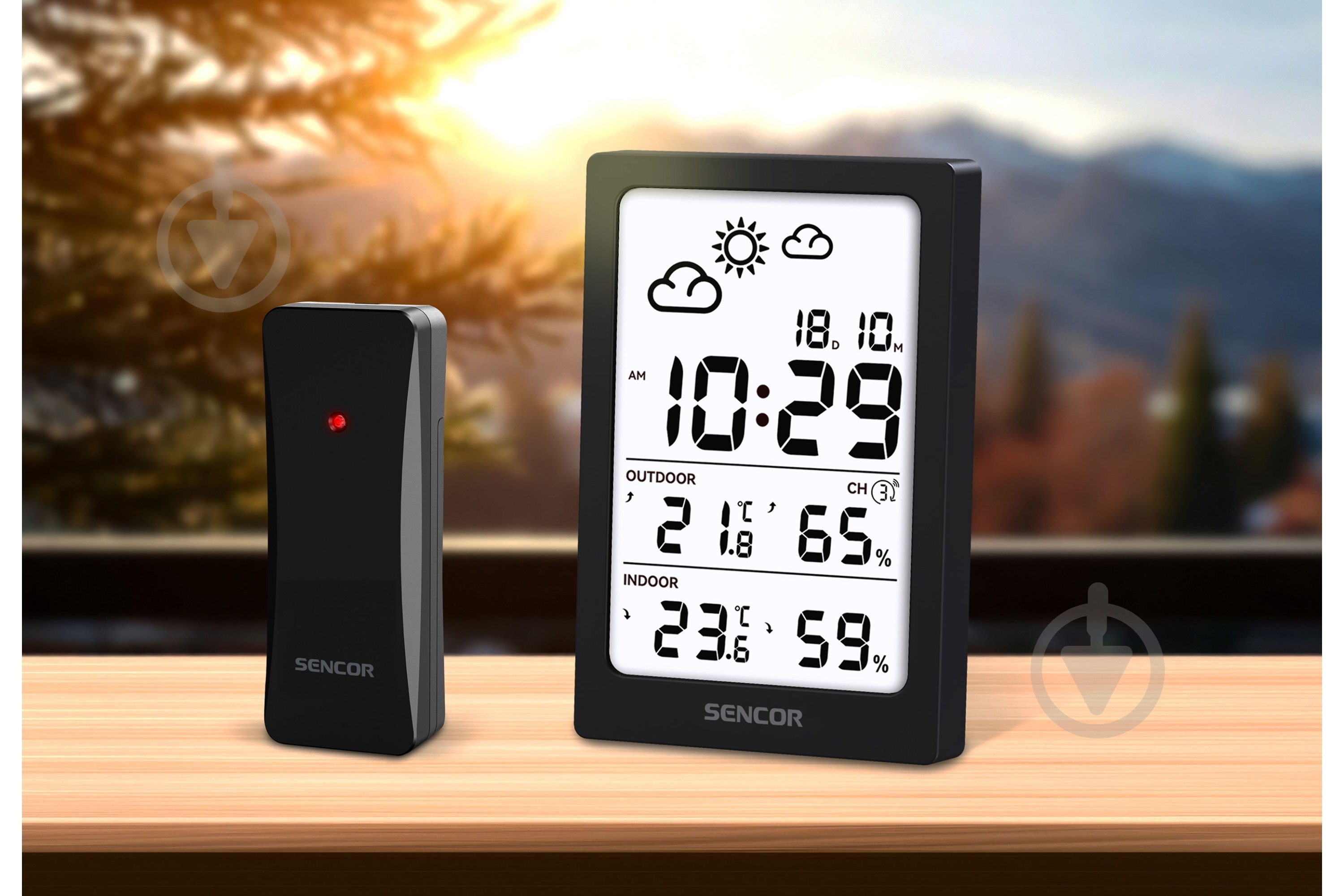 Метеостанция Sencor SWS2300B - фото 6 Метеостанция Sencor SWS2300B - фото 6