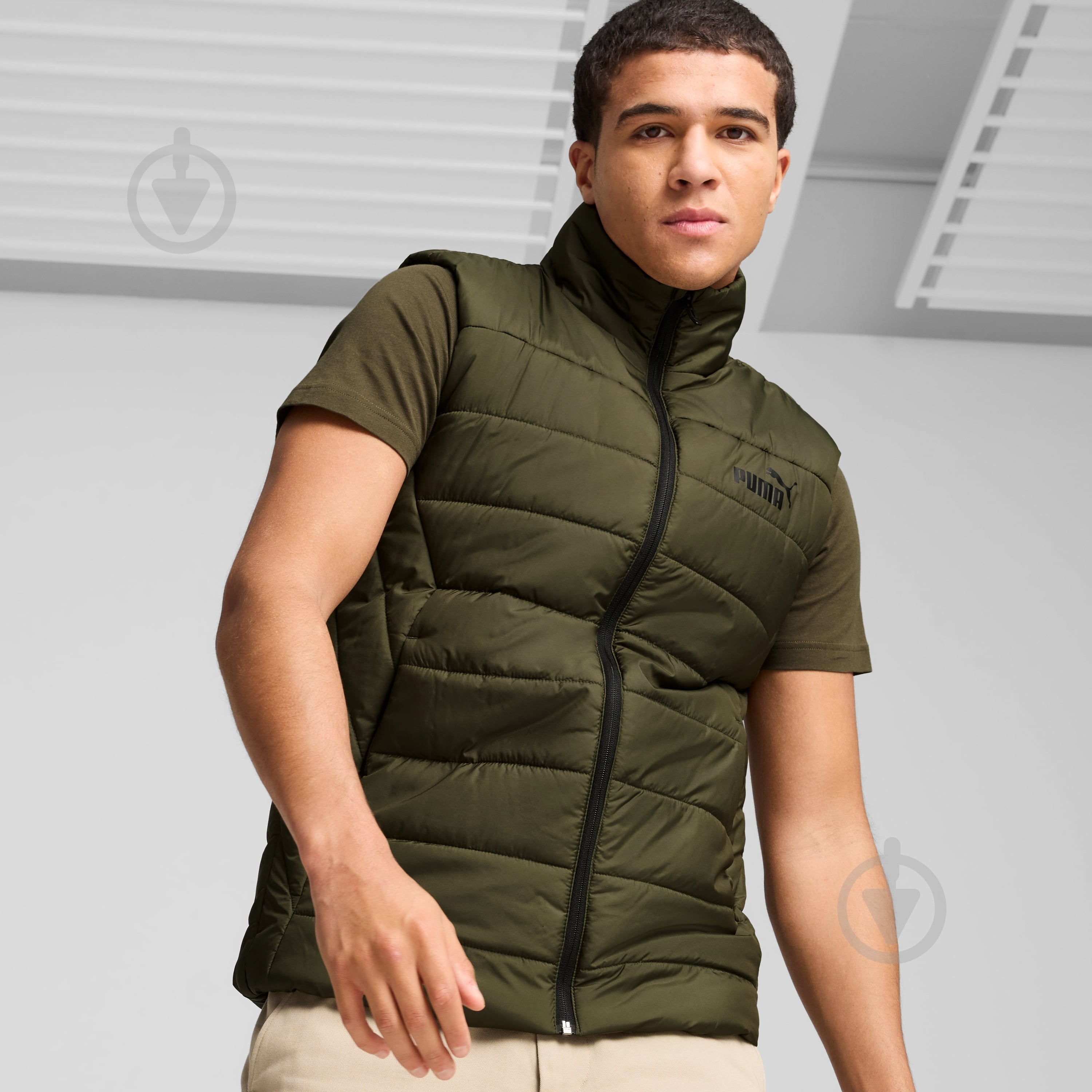 Жилет Puma ESS PADDED VEST 84893970 р.S хаки - фото 3