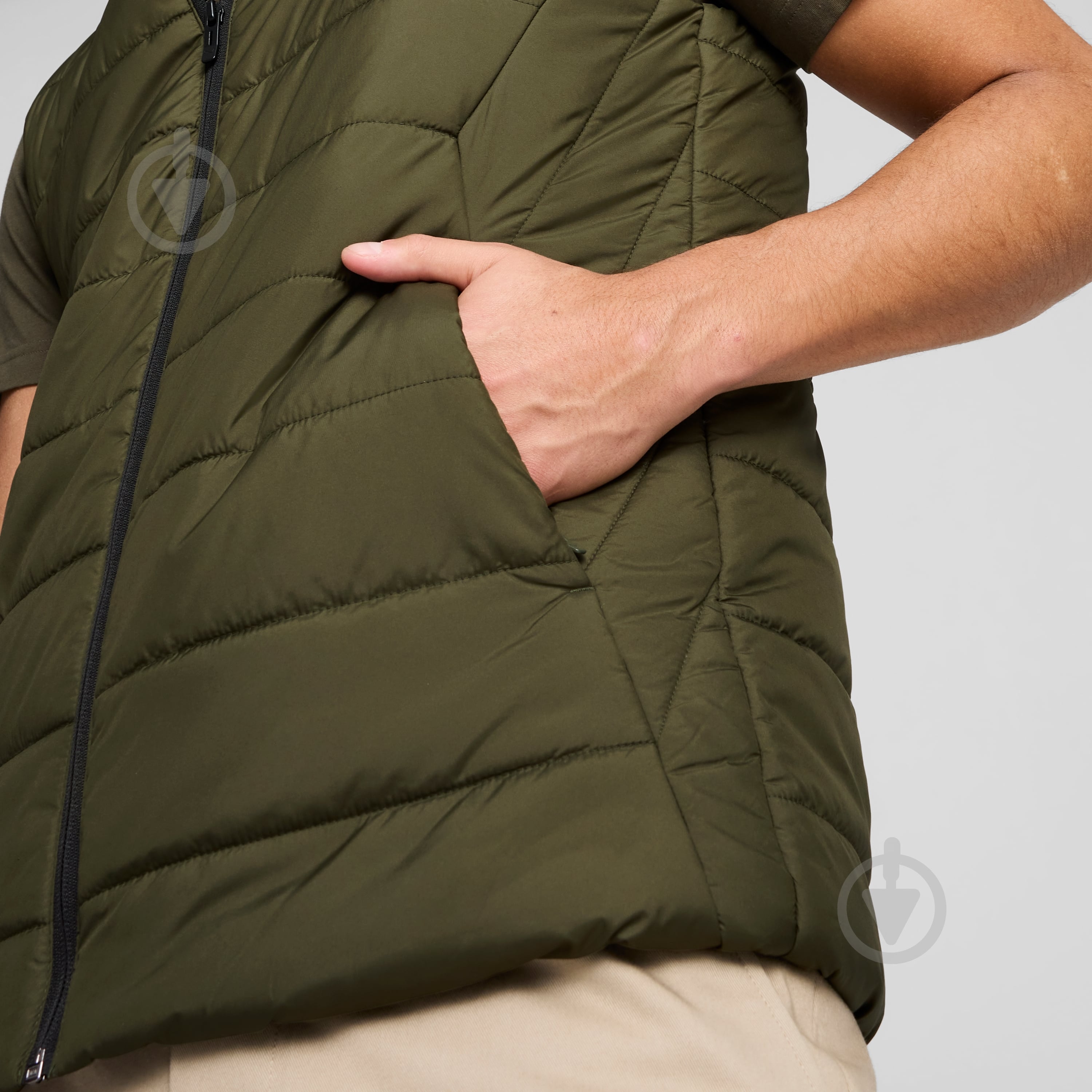Жилет Puma ESS PADDED VEST 84893970 р.S хаки - фото 4
