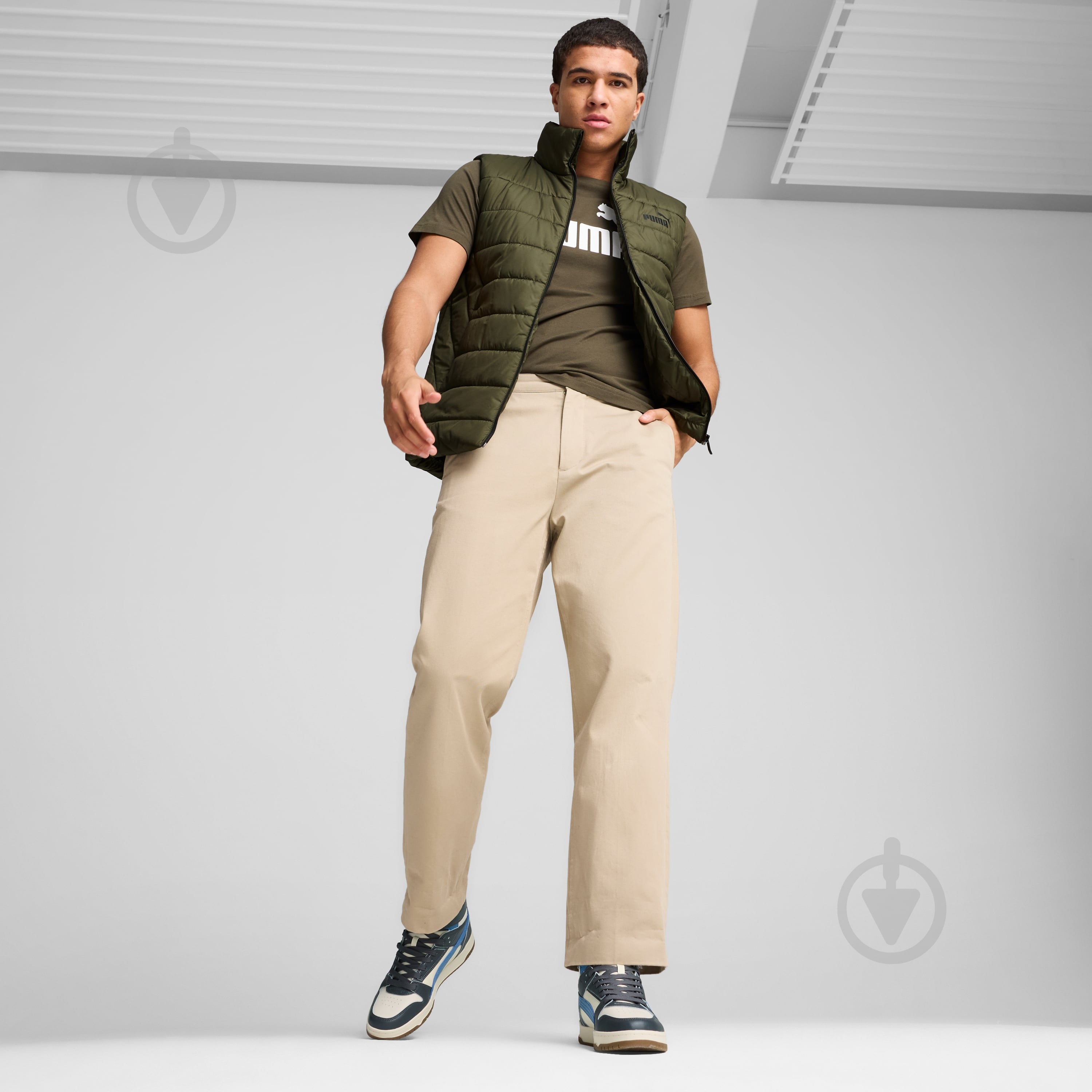 Жилет Puma ESS PADDED VEST 84893970 р.S хаки - фото 5