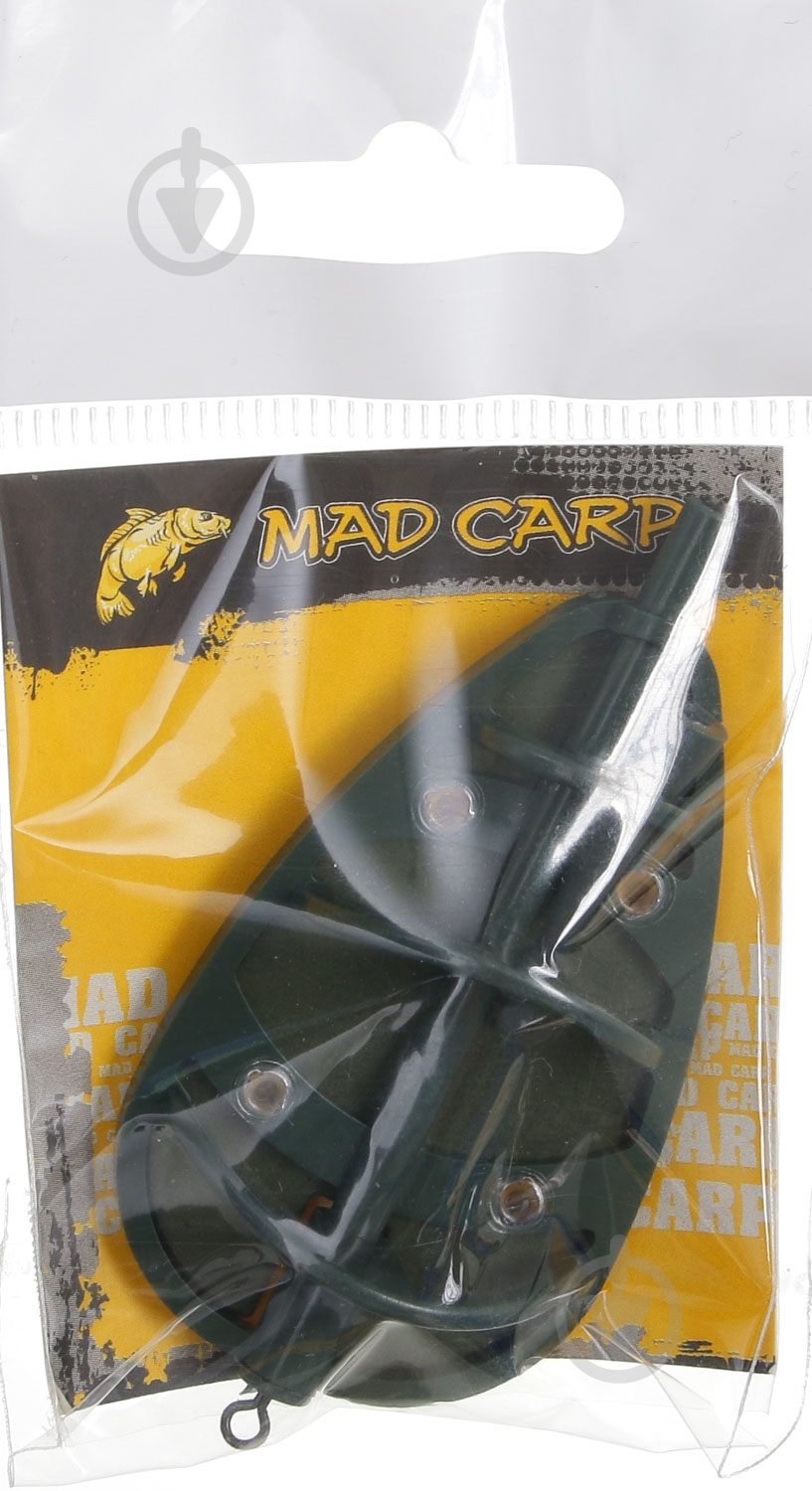 Кормушка 25 г Flat Feeder зеленая поликарбонат - фото 3