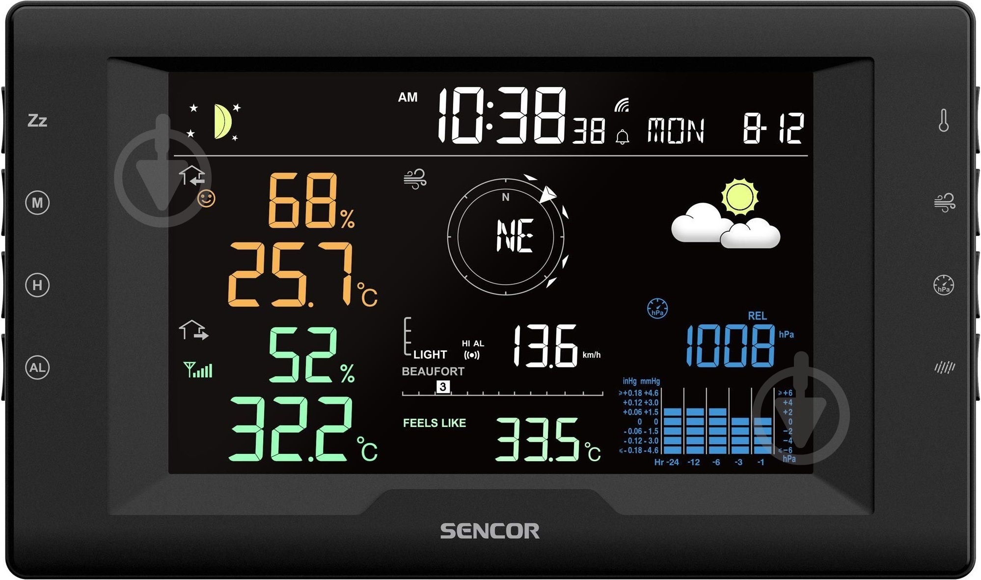 Метеостанция Sencor SWS9400 - фото 5