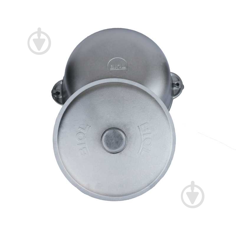 Казан походный Biol алюминиевый с дужкой и крышкой К0400Т - фото 2 Казан походный Biol алюминиевый с дужкой и крышкой К0400Т - фото 2