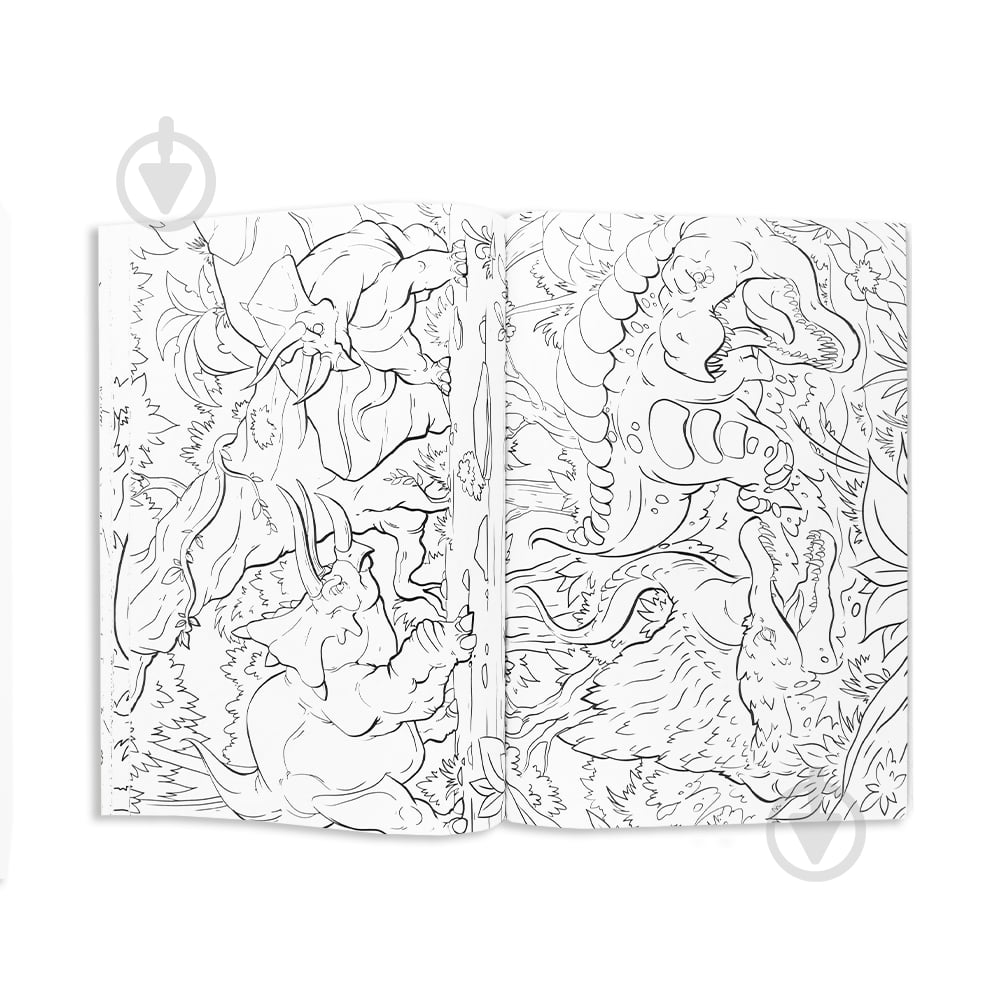 Розмальовка «Dinosaur Expedition» - фото 3 Розмальовка «Dinosaur Expedition» - фото 3