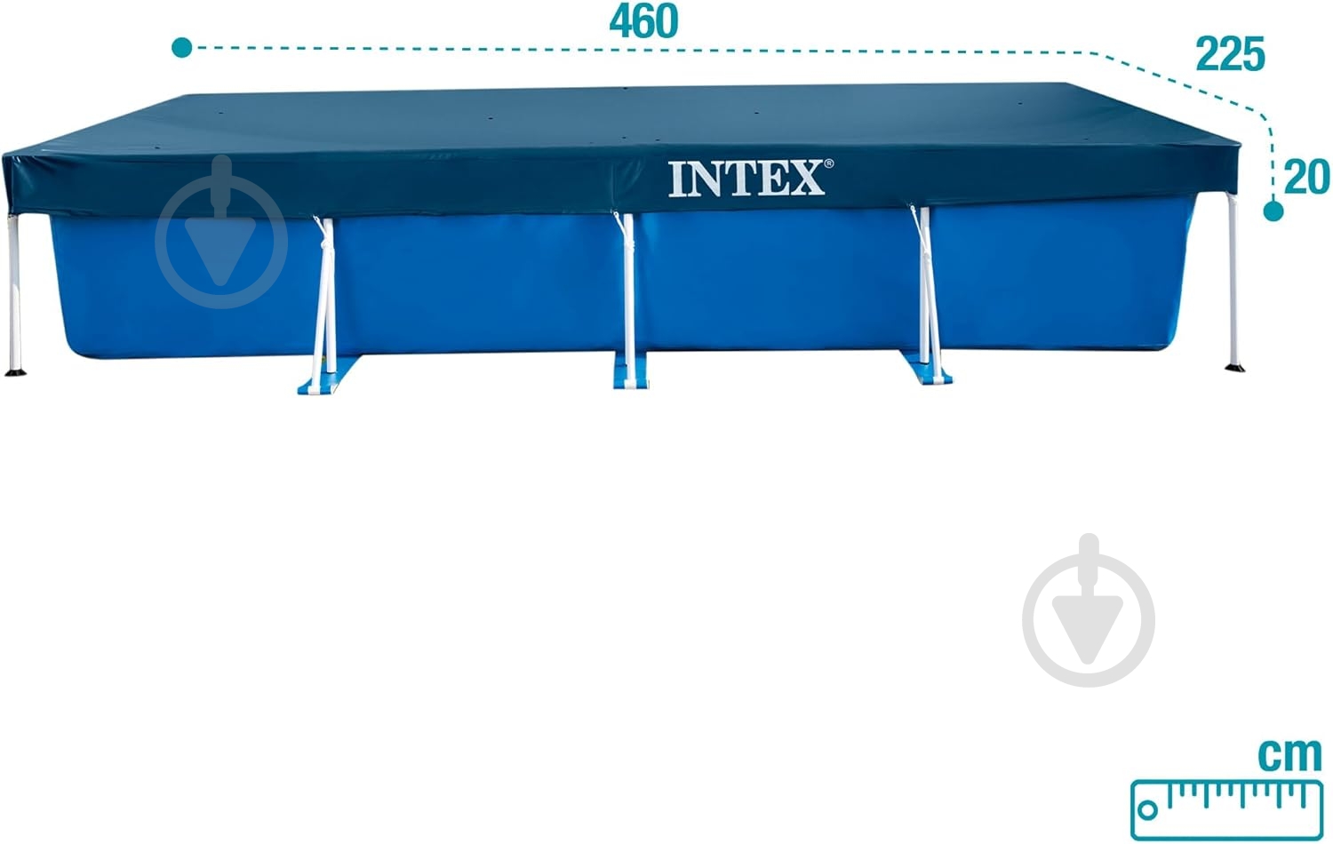 Тент для бассейна Intex Rectangular Frame 460x226 см 28039 - фото 4 Тент для бассейна Intex Rectangular Frame 460x226 см 28039 - фото 4