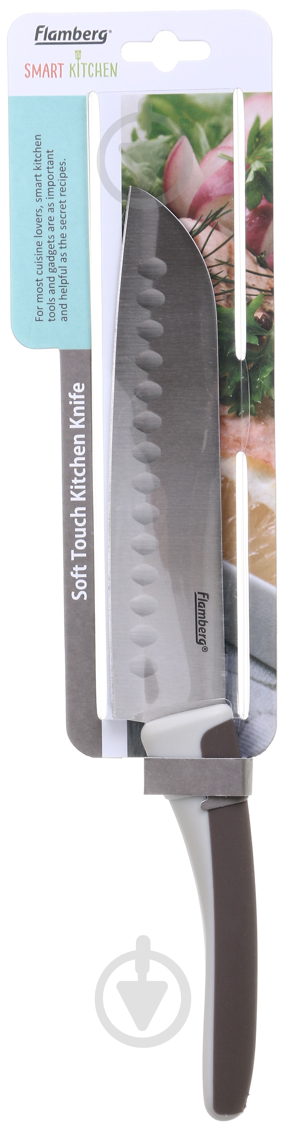 Ніж кухонний Smart Kitchen by Flamberg Сантоку 18 см Cuisine DH9940CC - фото 3
