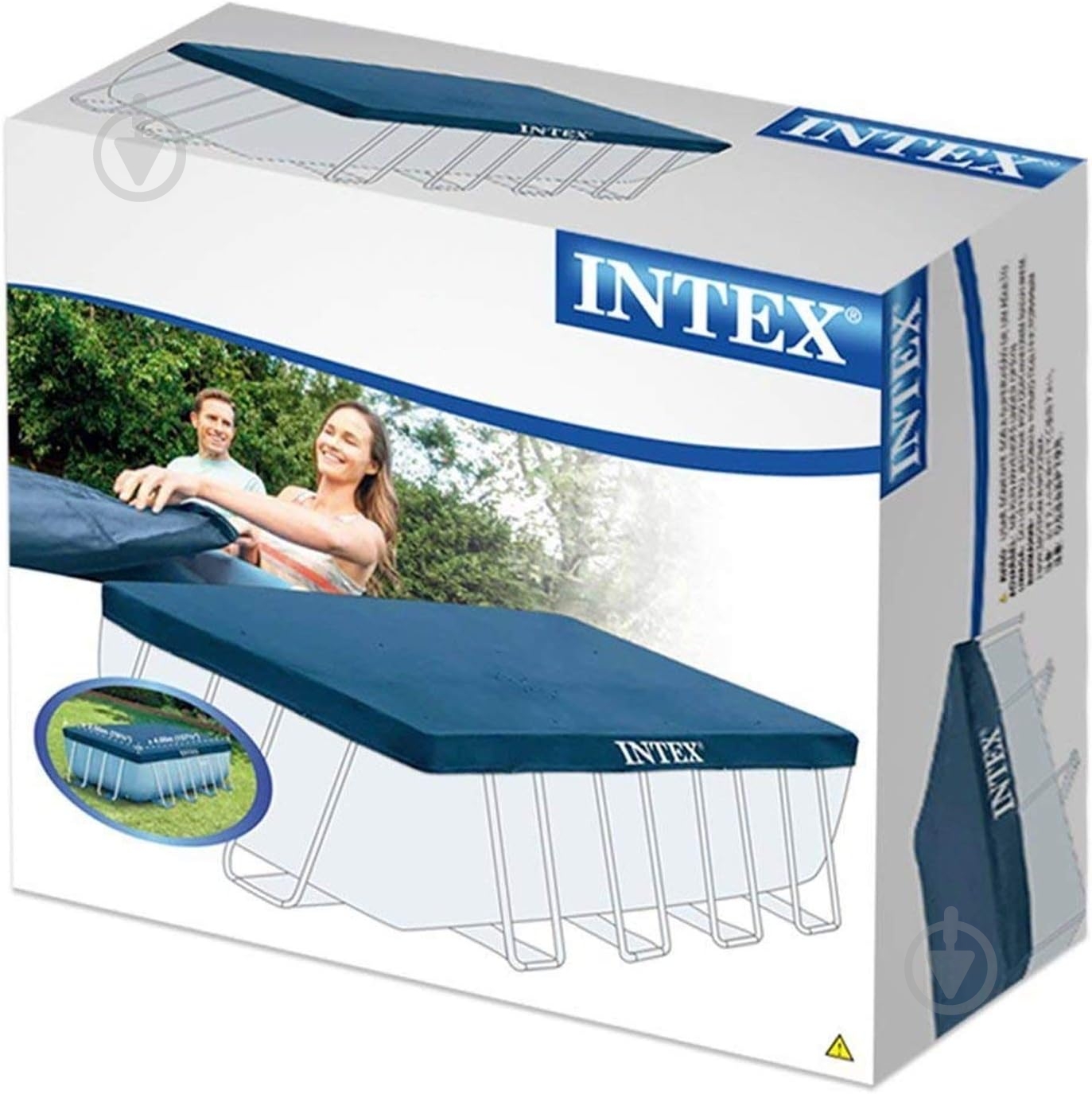 Тент для бассейна Intex Rectangular Frame 389x184 см 28037 - фото 3 Тент для бассейна Intex Rectangular Frame 389x184 см 28037 - фото 3