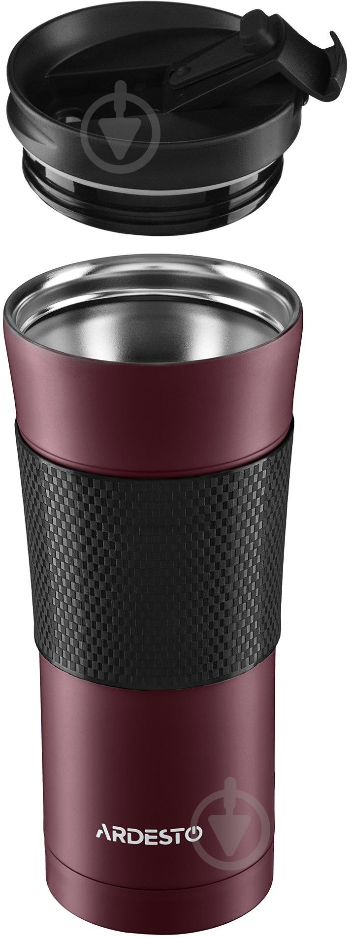 Термочашка Ardesto To Go 450 мл бордовая AR2645SMR - фото 6 Термочашка Ardesto To Go 450 мл бордовая AR2645SMR - фото 6