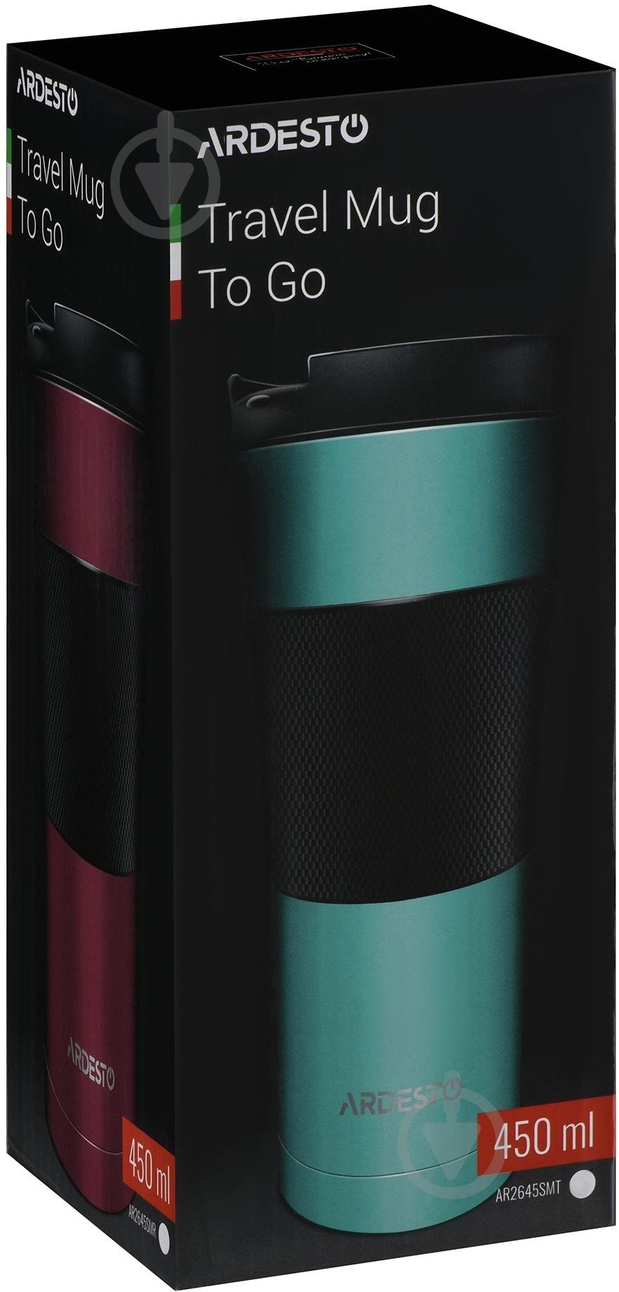 Термочашка Ardesto To Go 450 мл бордовая AR2645SMR - фото 8 Термочашка Ardesto To Go 450 мл бордовая AR2645SMR - фото 8