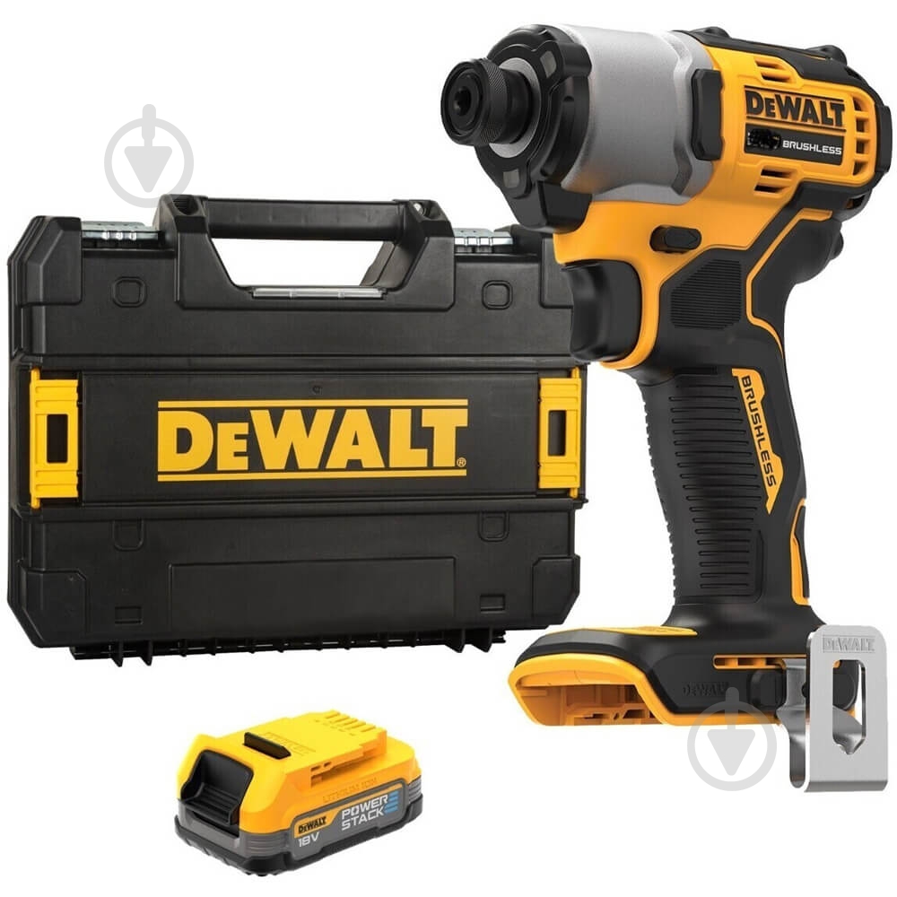 Шуруповерт ударный аккумуляторный DeWalt DCF840E1T - фото 1 Шуруповерт ударный аккумуляторный DeWalt DCF840E1T - фото 1