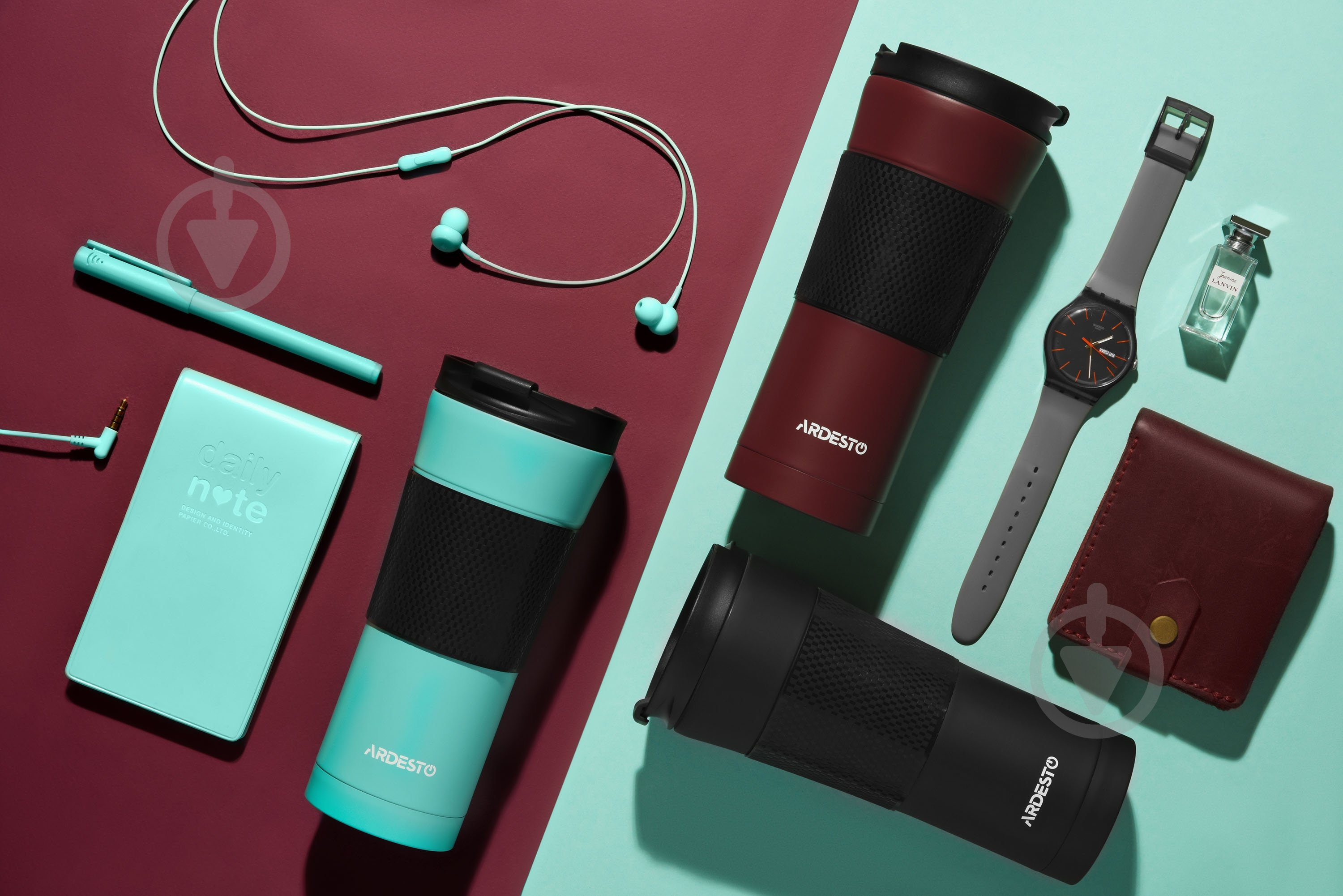 Термочашка Ardesto To Go 450 мл (AR2645SMB) - фото 8