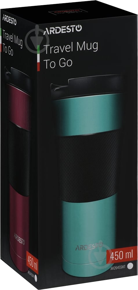 Термочашка Ardesto To Go 450 мл (AR2645SMB) - фото 7